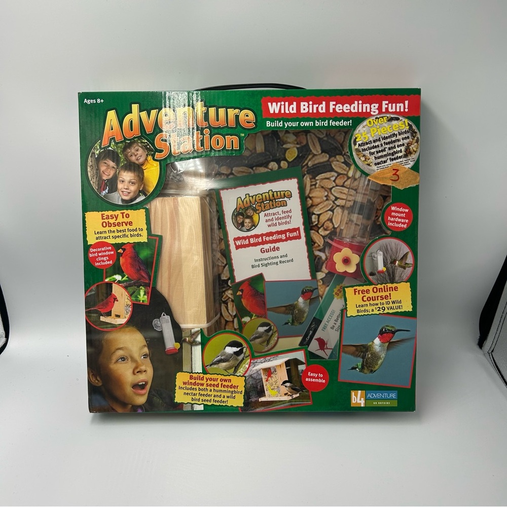 Adventure Station Wild Bird Feeding Fun Kit – Build Your Own Feeder